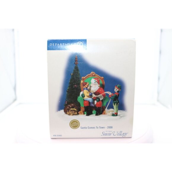Dept 56 Snow Village - Santa Comes to Town - 2006 - Picture 4 of 4